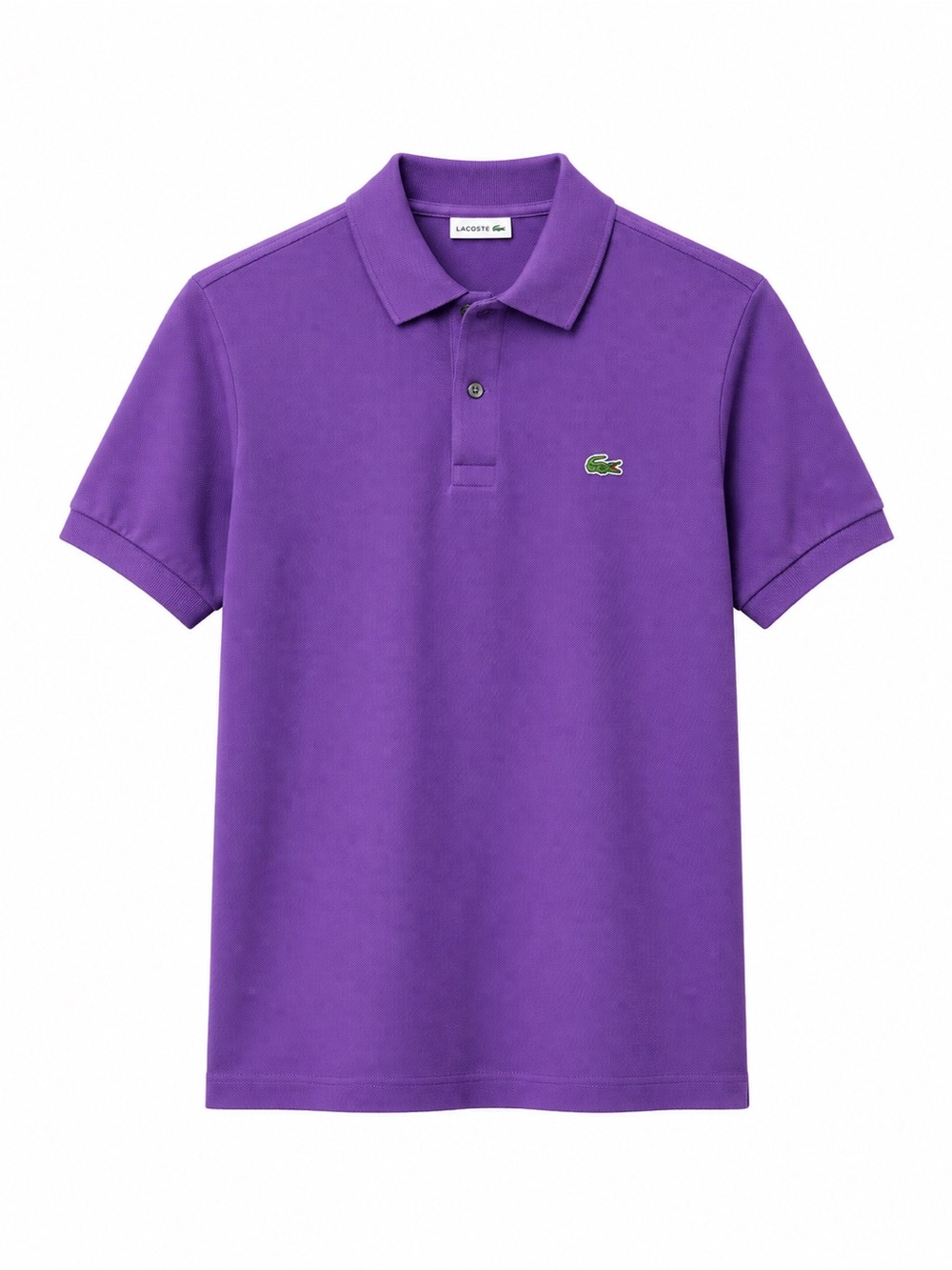 Lacoste women Purple Short-Sleeve Pique Polo